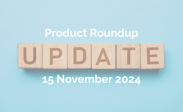 Product Roundup 15Nov 2