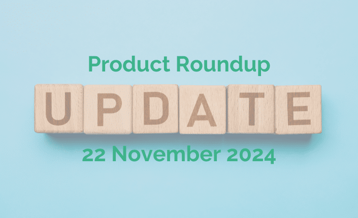 Product Roundup 22Nov