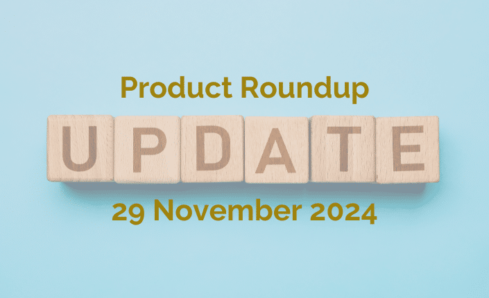 Product Roundup 29Nov