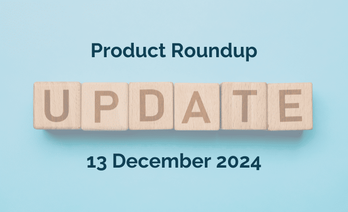 Product Roundup 13Dec