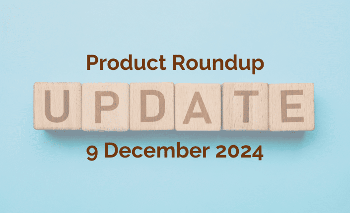 Product Roundup 9Dec 1